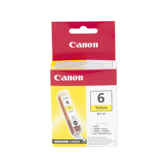 Canon BCI6Y Yellow Standard Capacity Ink Cartridge 13ml - 4708A002 Image