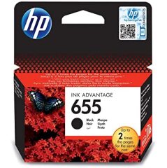 HP 655 Black Ink Cartridge Image