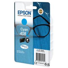 Epson 408XL Cyan High Capacity Ink Cartridge 21.6ml - C13T09K24010 Image