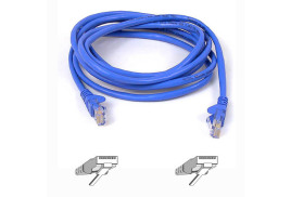 Belkin RJ45 CAT-6 Snagless STP Patch Cable 3m blue networking cable