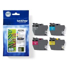 1 Full set Brother LC422XL ink cartridges 3k &1.5k pages - LC422XLVAL Image
