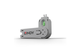 Lindy USB Type A Port Blocker Key, green