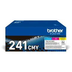 Brother Cyan Magenta Yellow Toner Cartridge Twin Pack 1.4k pages - TN241BK Image