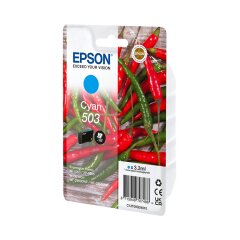 Epson Chillies 503 Cyan Standard Capacity Ink Cartridge 3.3 - C13T09Q24010 Image