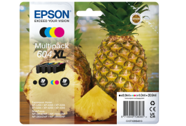 1 full set of Original Epson 604XL inks (XL Pineapple inks) 20.9 ml of Ink