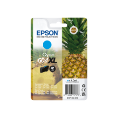 Epson Pineapple 604 Cyan High Capacity Ink Cartridge 4ml - C13T10H24010 Image