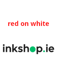 inkshop.ie Own Brand Brother TZe-222 Red on White P-Touch Tape, 9mm x 8m Image