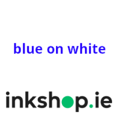 inkshop.ie Own Brand Brother TZe-223 Blue on White P-Touch Tape, 9mm x 8m Image