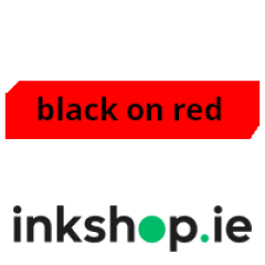 inkshop.ie Own Brand Brother P Touch TZe-421 Black on Red also for TZ-421 Label Cassette Image