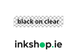 S0720500 | 45010 | inkshop.ie Own Brand Dymo Black on Clear Label Tape, 12mm x 7m