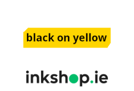 S0720580 | 45018 | inkshop.ie Own Brand Dymo Black on Yellow Label Tape, 12mm x 7m