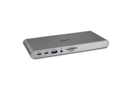 Lindy DST-Pro 5K Wired USB 3.2 Gen 1 (3.1 Gen 1) Type-C Silver