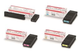 1 Full set of toner cartridges for OKI C650 Laser Printer