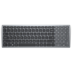 DELL KB740 keyboard RF Wireless + Bluetooth QWERTY UK English Grey, Black Image