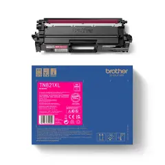 TN821XLM | Original Brother TN-821XLM Magenta Toner, prints up to 9,000 pages Image