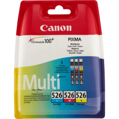 Canon CLI-526 C/M/Y ink cartridge 3 pc(s) Original Cyan, Magenta, Yellow Image