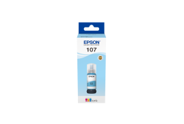 T09B5 | Original Epson 107 Light Cyan Ink Bottle for EcoTank ET18100, contains 70ml
