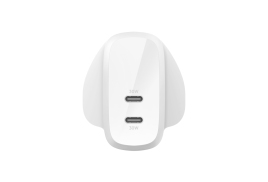 Belkin WCB010MYWH mobile device charger Universal White AC Fast charging Indoor