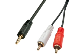 Lindy Audio Cable 2xPhono 3,5 mm /2m