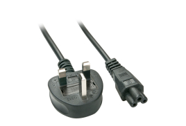 Lindy 2m UK to IEC C5 Mains Cable
