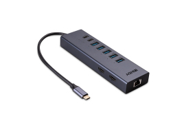Lindy 43373 laptop dock/port replicator Wired USB 3.2 Gen 2 (3.1 Gen 2) Type-C Grey