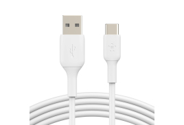 Belkin BoostCharge USB cable 1 m USB 2.0 USB A USB C White
