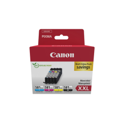 1998C007 | Multipack of Canon CLI-581XXL inks, 4 pc(s),  Black, Cyan, Magenta, Yellow Image