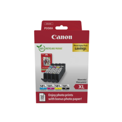 2052C006 | Multipack of Canon CLI-581XL inks, 4 pc(s),  Black, Cyan, Magenta, Yellow Image