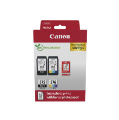 5438C004 | Multipack of Canon PG-575 + CL-576 inks, 2 pc(s), 1 x black, 1 x colour Image