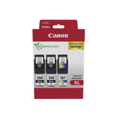 3712C009 | Multipack of Canon PG-560XL + CL-561 XL inks, 3 pc(s), 2 x XL black, 1 x XL colour Image