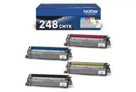 TN248VAL | Original Brother TN-248VAL Multipack of Black, Cyan, Magenta & Yellow 1,000 page toners