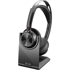 HP Poly VFOCUS2-M Headset with charge stand Image