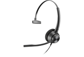 POLY EncorePro 310 Monoaural with Quick Disconnect Headset TAA Head-band Calls/Music Black