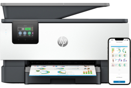 HP OfficeJet Pro HP 9125e All-in-One Printer, Color, Printer for Small medium business, Print, copy, scan, fax, HP+; HP Instant Ink eligible; Print from phone or tablet; Touchscreen; Smart Advance Scan; Instant Paper; Front USB flash drive port; Two-sided
