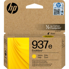 HP 937e EvoMore Yellow Original Ink Cartridge Image